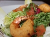 wintersalat mit garnelen